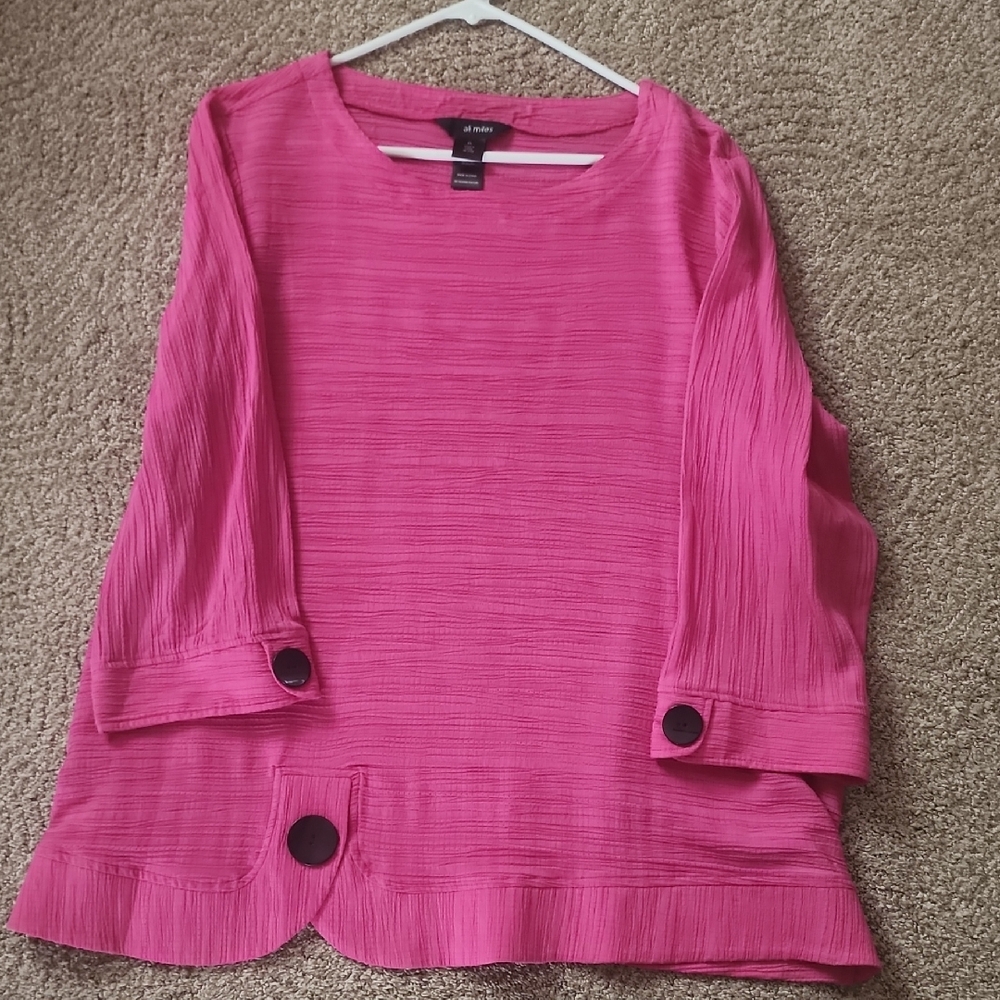 Ali Miles Pink Women's Top